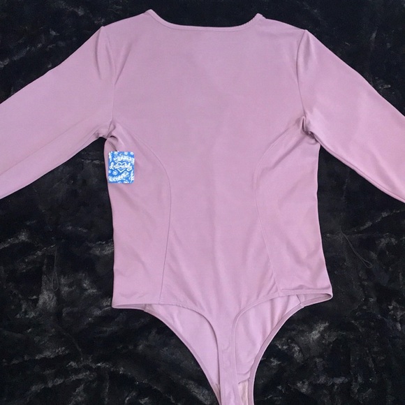 Free People Lavender Bodysuit. L - Picture 7 of 8